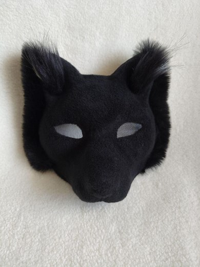 Black Wolf Therian Mask – Handmade Realistic Wolf Mask, Animal Spirit Mask, Therian Cosplay, Quadrobics Mask - Etsy