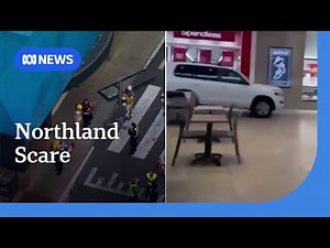 Stolen car speeds through Melbourne's Northland Shopping Centre | ABC NEWS