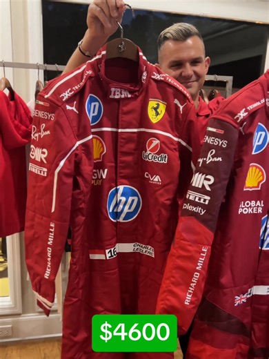 🏎️ Ferrari Store at ⛳ @The Masters: hospitality houses in Augusta are on another level. Vista Jet hosted their launch party last night that included a full Ferrari Style pop-up shop. Some of the pieces included: - Official racing suits from @Charles Leclerc & @LewisHamilton @Lewis Hamilton - Mont-Blanc x @ferrari collaboration on a pen worth $27,500 - Hand Drawn Ferrari Logo T-Shirt, $450 - Travel Games and other merch
