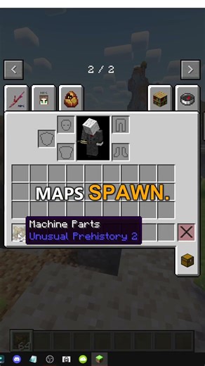 HOW TO GET MACHINE PARTS in MINECRAFT Unusual Prehistory 2