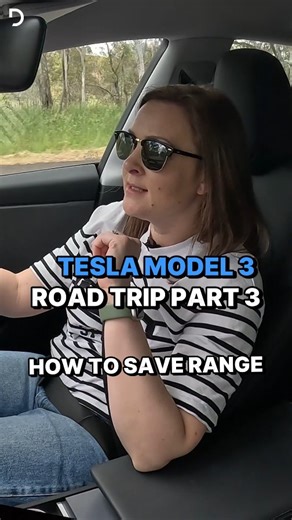 Part 3 of Kat’s Tesla Model 3 RWD range test – how to save range, and the answer on if the claimed 750km is achievable in usual driving conditions. #drivecomau #teslamodel3 | Drive.com.au