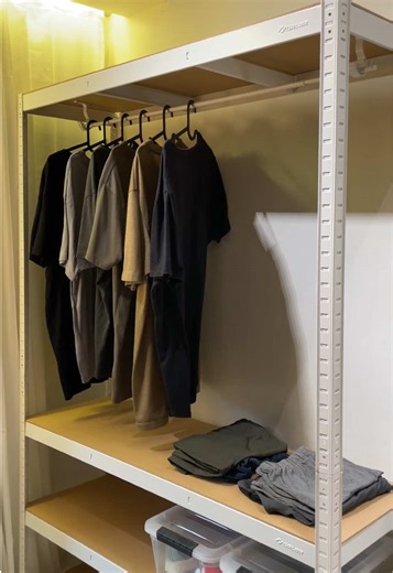 DIY Closet Transformation Using Boltless Galba Metal Rack