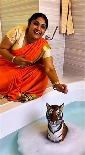 Aunty Ne Tub Mein Toy Dala... Aur Tiger Ban Gaya?! 😳