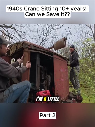 1940s Crane Sitting 10 Years! Can we Save it?? (Part 2) | Rust to Roar