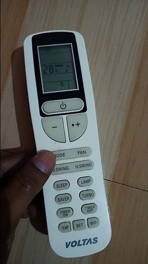 Voltas AC Remote/Mode Button Use for perfect cooling/How to use it/Voltas Air Conditioner Functions/