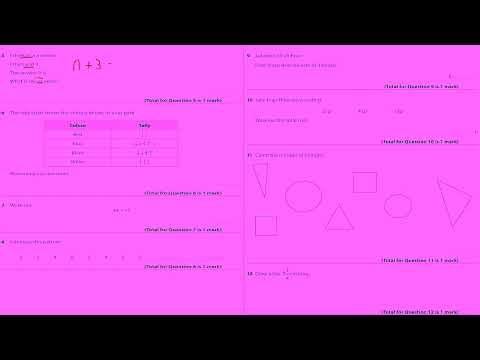 Entry Level Maths Pearson Edexcel Section A