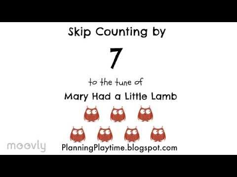 Skip Counting by 7 - to the tune of Mary had a Little Lamb