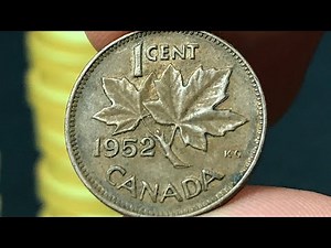 1952 Canada 1 Cent Coin • Values, Information, Mintage, History, and More