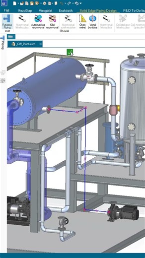 Kritikus infrastruktúra – így gyorsítható fel a csőtervezés Solid Edge Piping Design-al