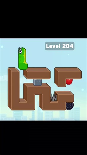 snake puzzle nível 204 #viral #jogos #jogo #snakepuzzle