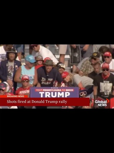 Donald Trump whisked off stage after shots apparently fired at rally in Pennsylvania