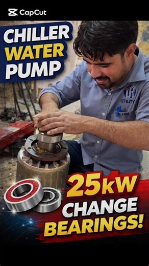 Chiller Pump Bearing Failure ⚠️ Full Fix in 60 Seconds!