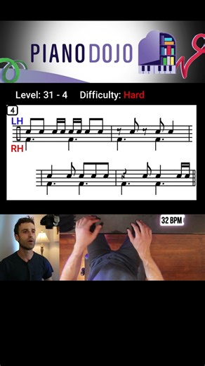 Level Up Your Rhythm - 6/8 Time 31 - 4 #rhythm #piano #rhythmtraining