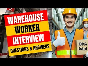 Warehouse Interview Questions and Answers | Most Asked Warehouse Worker Job Interview
