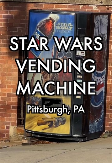 This Star Wars Episode I vending machine has been here since 1999, dispensing Pepsi products outside a Pittsburgh fire station. Now, its an important cultural landmark for fans of Star Wars…and for people who appreciate things that are awesome. In 1996, Pepsi Co. and Lucasfilms signed the biggest promotional tie-in in history, and for the 1999 release of The Phantom Menace, they spearheaded a media blitz to promote the long-awaited prequel to the original Star Wars trilogy. But as the excitement
