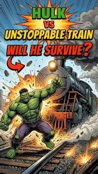 Hulk Vs Unstoppable Train 😱 #trending