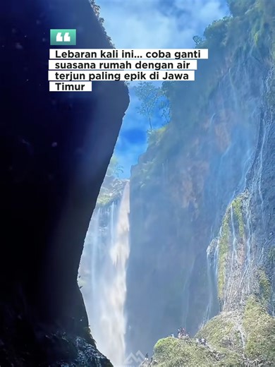 Bayangin berdiri di tepi lembah, suara air terjun menggema dari segala arah, dan kabut tipis naik pelan dari dasar jurang. 🌿 Di Air Terjun Tumpak Sewu, pemandangannya benar-benar beda dari air terjun biasa. Air jatuh membentuk setengah lingkaran raksasa, seperti tirai alam yang luar biasa megah. Makanya banyak orang menyebut tempat ini sebagai “Niagara-nya Indonesia.” Awalnya mungkin cuma penasaran lihat di video… tapi begitu sampai di sini, biasanya langsung muncul kalimat receh yang jujur: “I