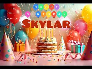 Happy Birthday Skylar - Happy Birthday song for SKYLAR