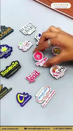 Magnetic Badges with Your Brand Logo | Corporate Branding by Vivante 🎯✨
