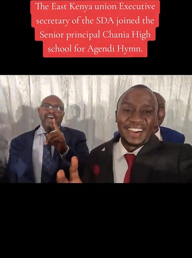 Agendi Hymn at Chania High School with East Kenya SDA Leader