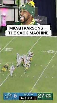 MICAH PARSONS = THE SACK MACHINE #nfl #packers #lions