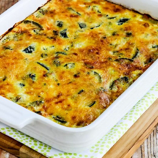 Zucchini Strata (with Basil and Cheese)