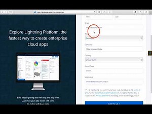 Signing Up for a Free Salesforce Account