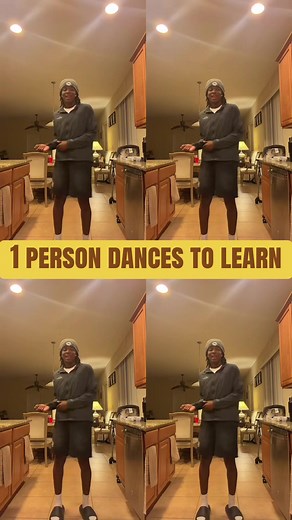 1 person dances to learn — easy solo dance routine tutorial