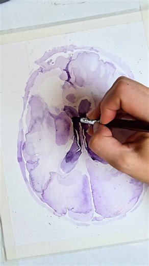 18 reactions · 3 comments | An anatomy watercolor for a woman with a brain tumor. The light area on the left is where the brain tumor used to be, before years of treatment. That area normally shows up dark on a scan, so she wanted it to show the lightness that she felt in its absence. | Lyon Road Art | Facebook