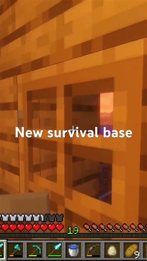 New Minecraft survival base no roof and unfurnished #minecraft #minecraftbuilding #minecraftbuilds