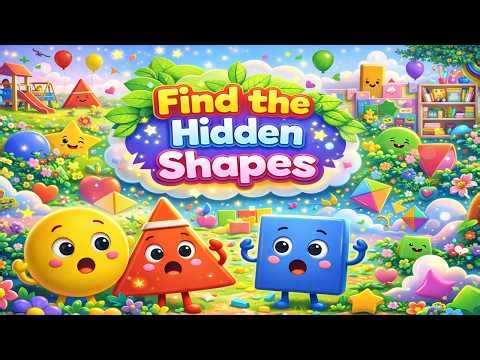 Find the Hidden Shapes : Fun Educational Puzzle 🔍 | Learning Game for Kids