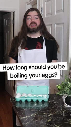 How long does it take to boil the perfect egg? #cooking