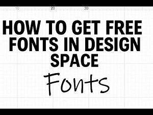 How to get free fonts for personal use in Cricut Design Space
