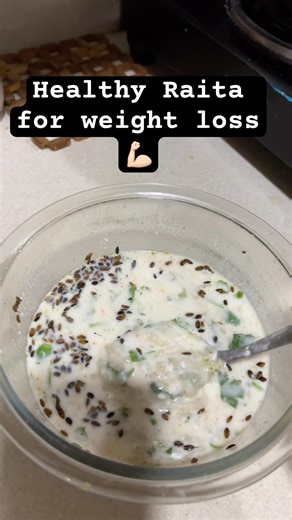 Healthy lauki raita for weight loss