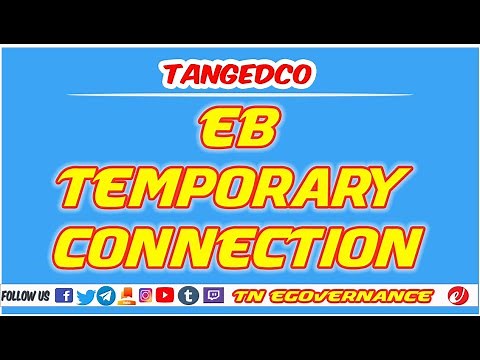 How to Apply Temporary EB Connection in Tamil | Online | TNEB | TANGEDCO