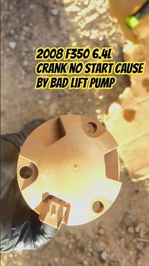 The 2008 F350 6.4L Crank No Start Problem SOLVED