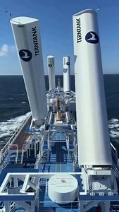 These aren’t chimneys… They’re Rotor Sails 🌬️. By spinning with the wind, they use the Magnus Effect to create thrust, cutting fuel use by up to 20% and slashing emissions. 🌍⚡ Terntank is leading the way in green shipping. Canopée even carries Ariane 6 rocket parts using wind power! This is the future of shipping: clean, smart, and wind-assisted. ⚓✨ #FutureOfShipping #RotorSails #GreenShipping #EcoMaritime #WindPropulsion #MagnusEffect #CleanSeas #ShippingInnovation #MaritimeFuture #Sustainab