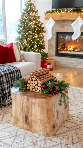 Lovely Harbor on Instagram: "Charming holiday inspiration awaits: these clever small cabin Christmas decor ideas promise cozy, eye-catching DIY touches to turn your space into a magical seasonal retreat."