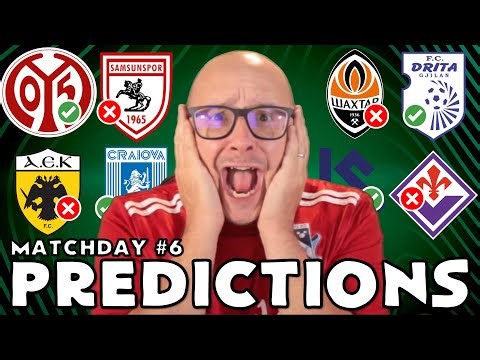 2025-26 Europa Conference League | Match #6 | Predictions