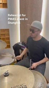 Rehearsal for PMAS event in Shanghai China #tantanflorin #jflo_rnbmusic #drummer #rnbsoulsinger