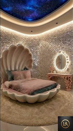 Building a Mermaid Bedroom for my Daughter! 😱💸#shortsusa #mermaid #roommakeover #kidsroom