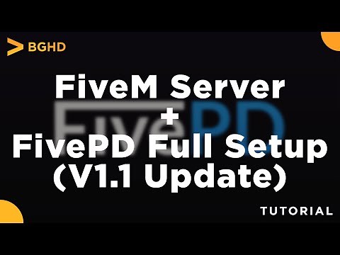 FiveM Server + FivePD(V.1.1) - Full Setup/Install Tutorial (2020)