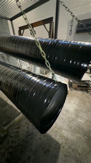 Jet Black Powder Coated 3 Metre Duck Tin