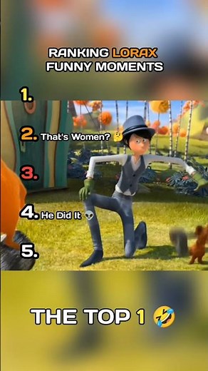 Ranking The Lorax Funny Moments 😂