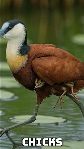 African Jacana: The Bird That Walks on Water 😱