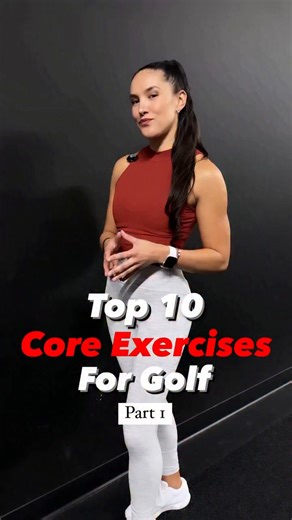 The Top 10 CORE EXERCISES for GOLF is LIVE on YouTube!Which one is your favorite? 🤩📌 SAVE TO TRY LATER!#golf #golffitness #golfswing #golftips #golfcoach #golfworkout #coreworkout #golfer #golfwod | Fit Golfer Girl