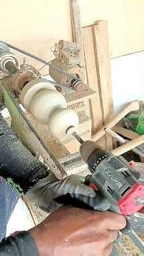 Aku Menginginkan Vas Berbentuk Botol Dari Kayu #bubutkayu #kerajinankayu #woodturning