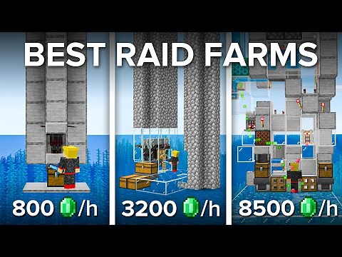 4 Raid Farms WORTH Building in Minecraft 1.21.2+
