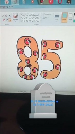 Endless Numbers 85 Crying R.I.P Numberblock 15 (1955-2022) Charlie and the Alphabet Guy