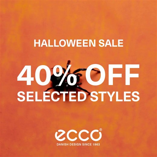 Get ready for the season with 40% OFF selected spooky styles. Hurry, sale ends November 5th! | ECCO